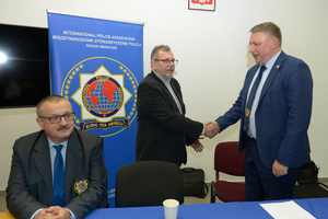 Gratulacje przes Prezesa Kujawsko-Pomorskiej grupy Wojewódzkiej IPA Prezesowi Robertowi Olszewskiemu